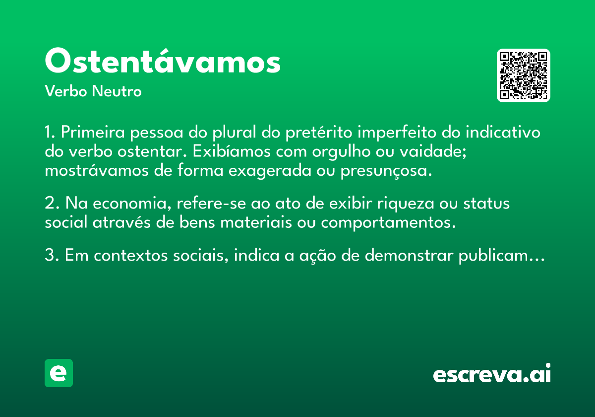 ostentávamos
