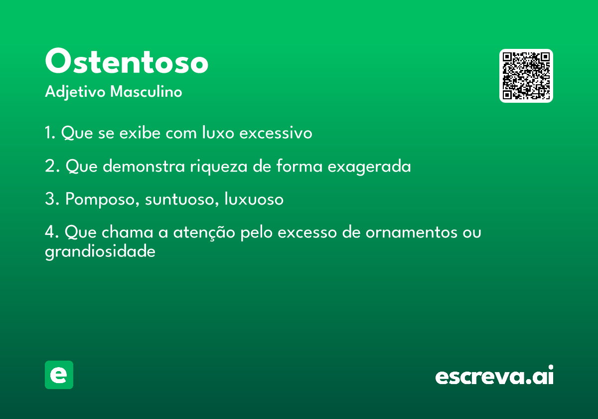 ostentoso