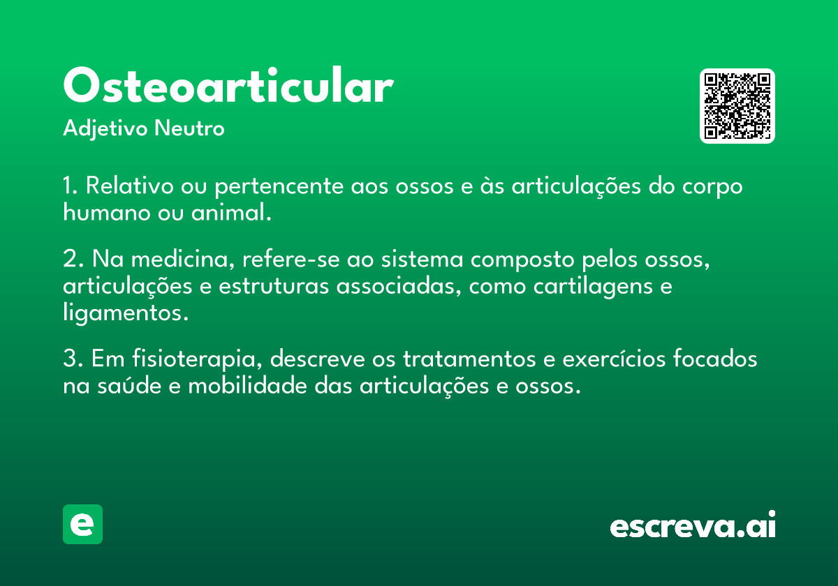 osteoarticular
