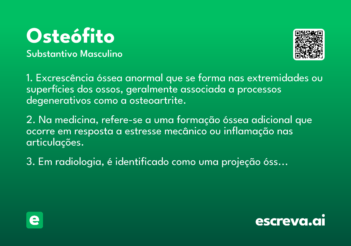 osteófito