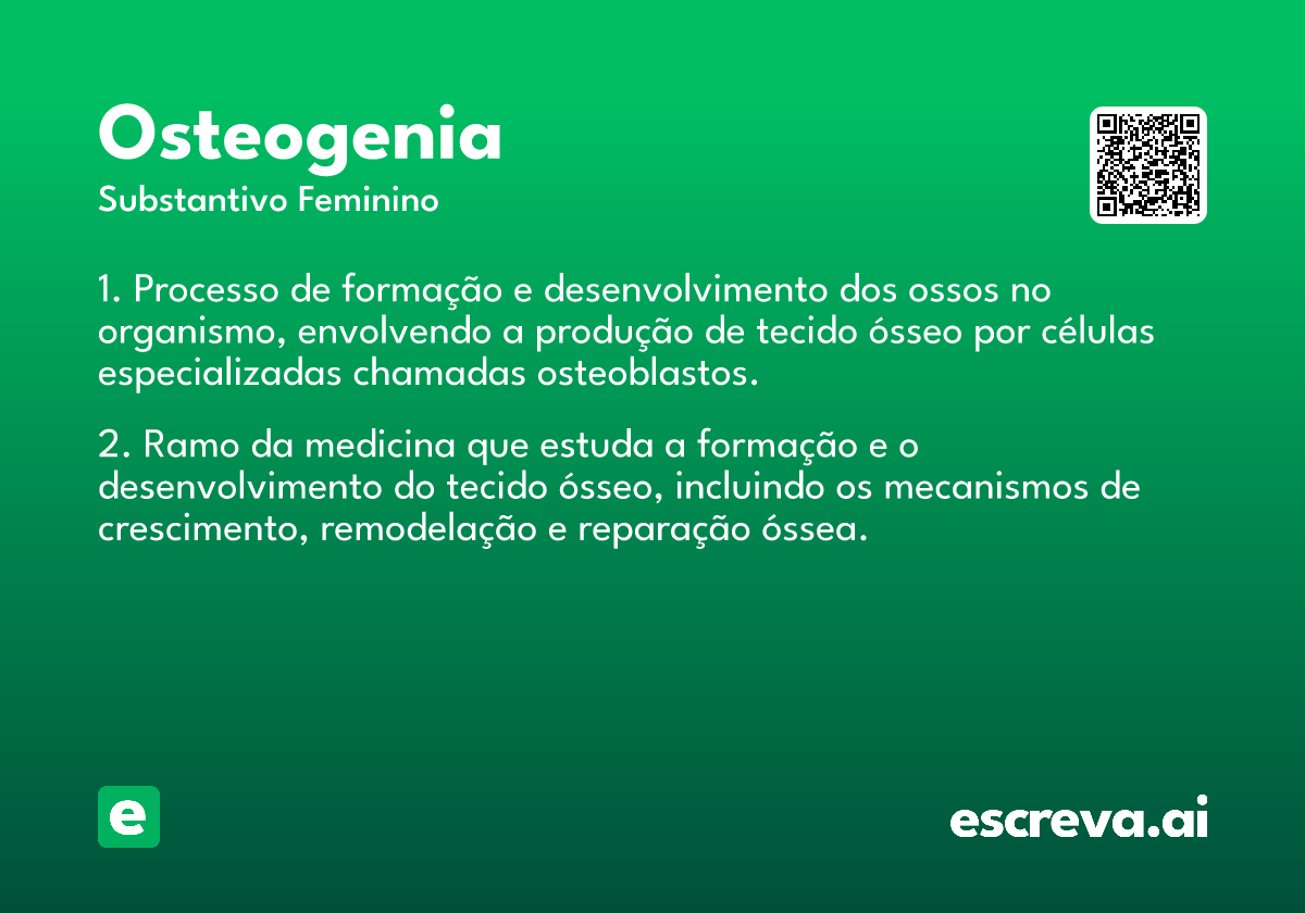 osteogenia