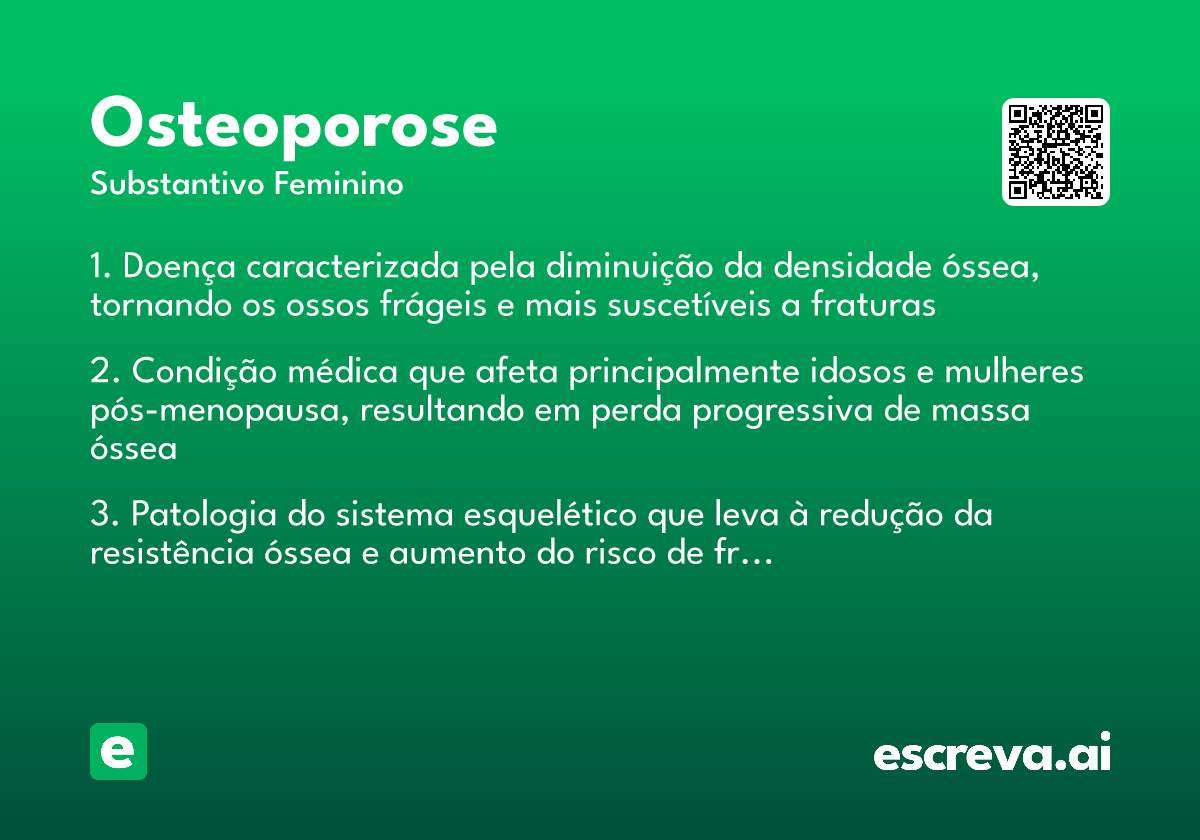 osteoporose