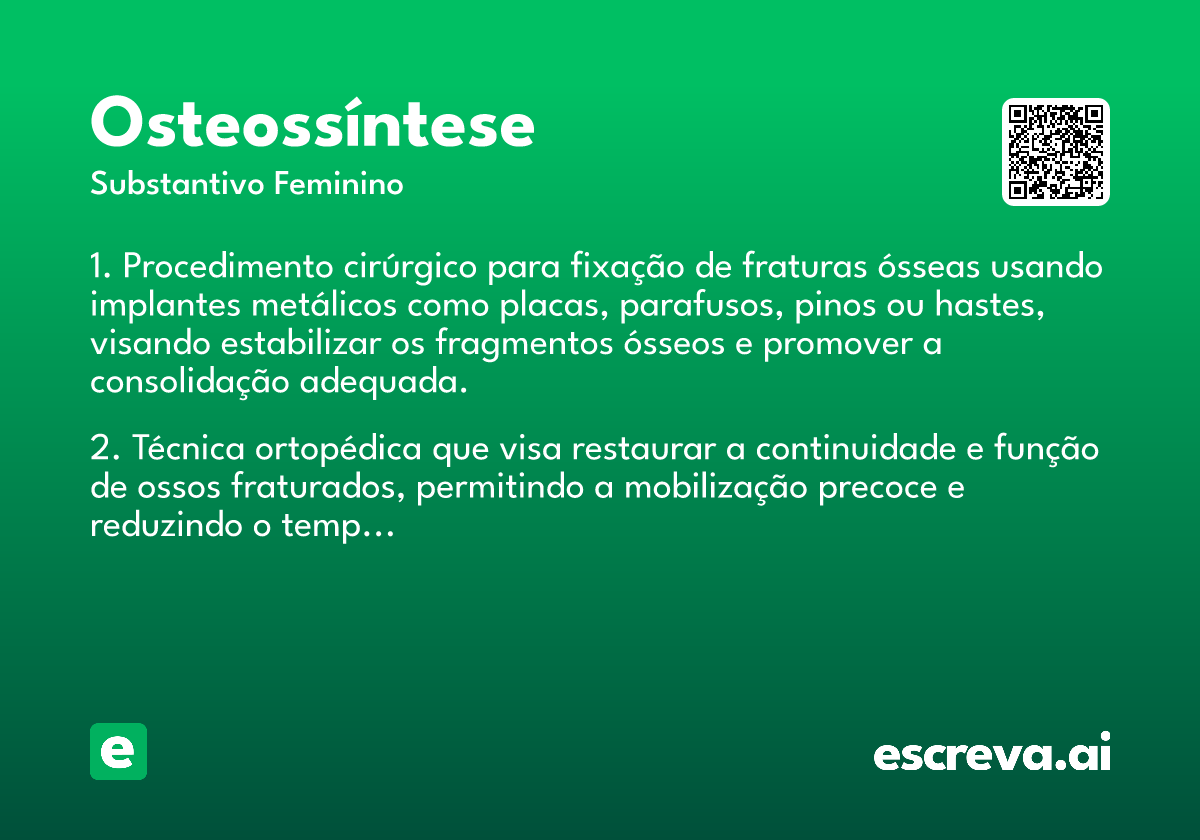 osteossíntese