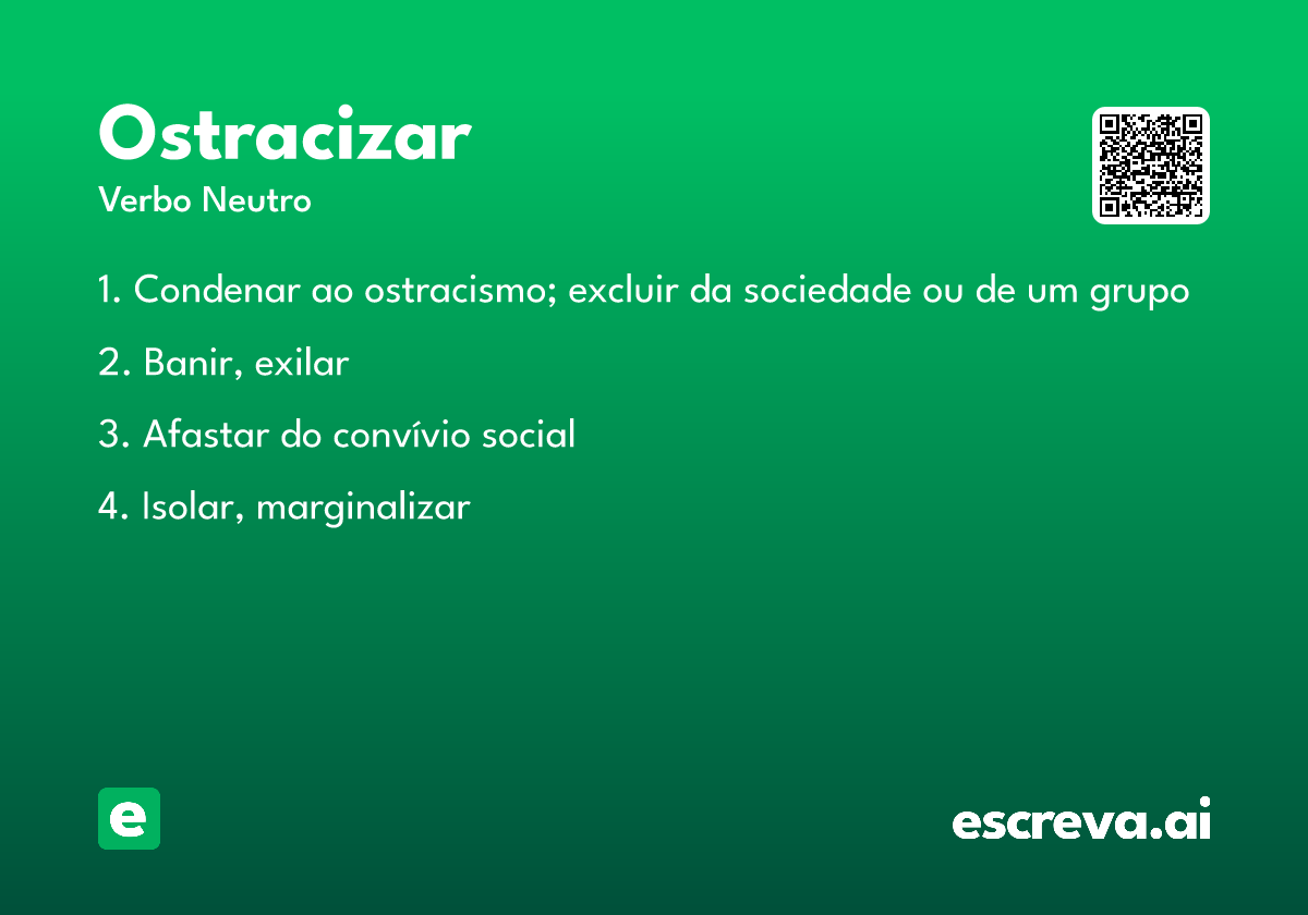 ostracizar