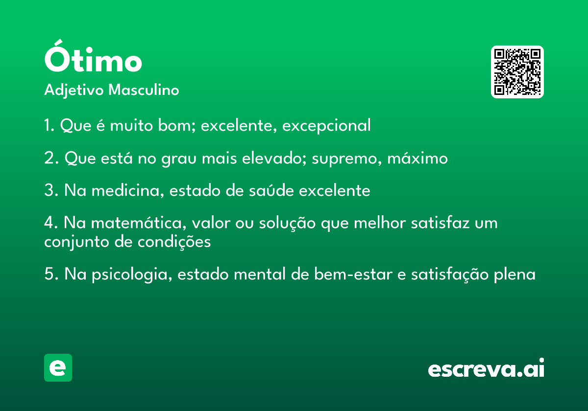 ótimo