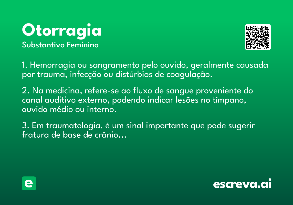 otorragia