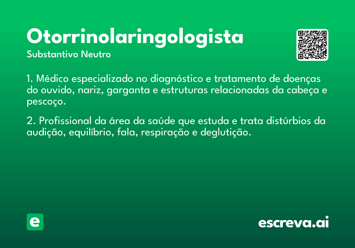 otorrinolaringologista