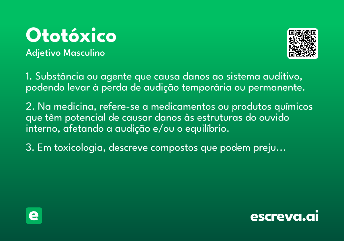 ototóxico