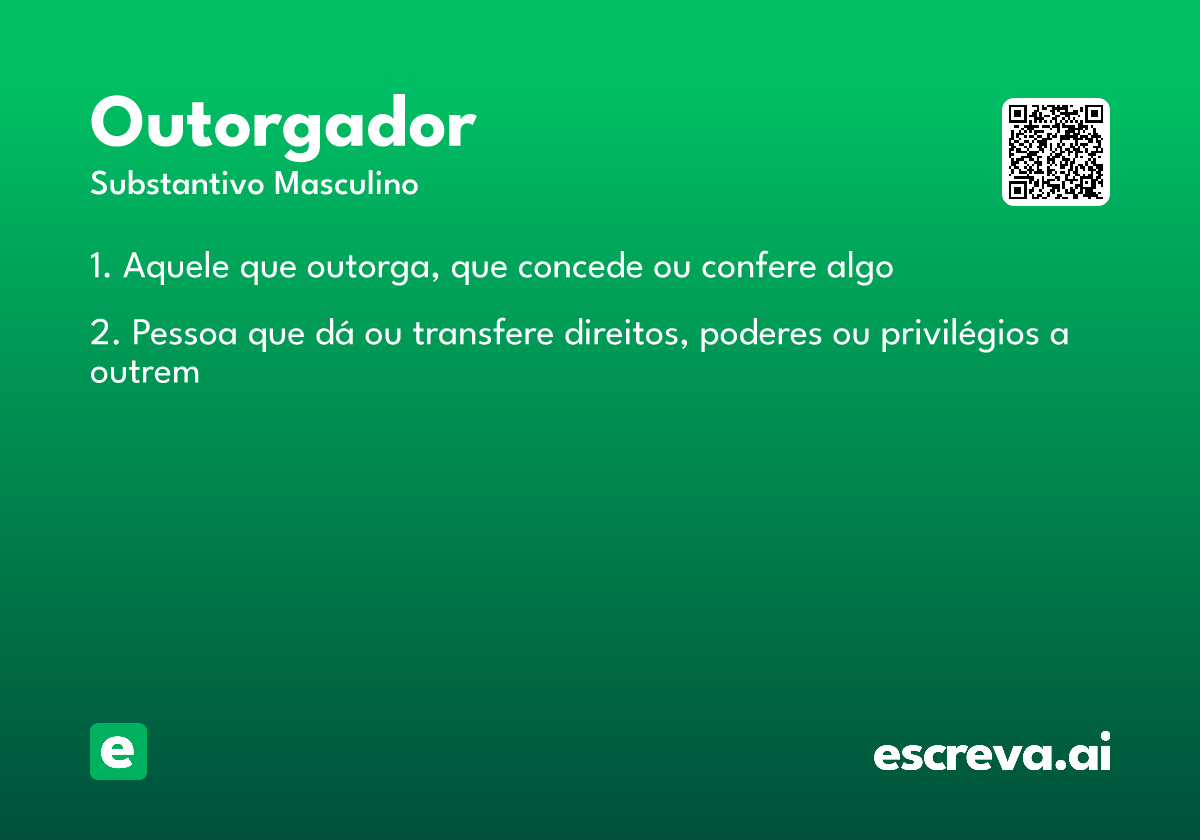 outorgador