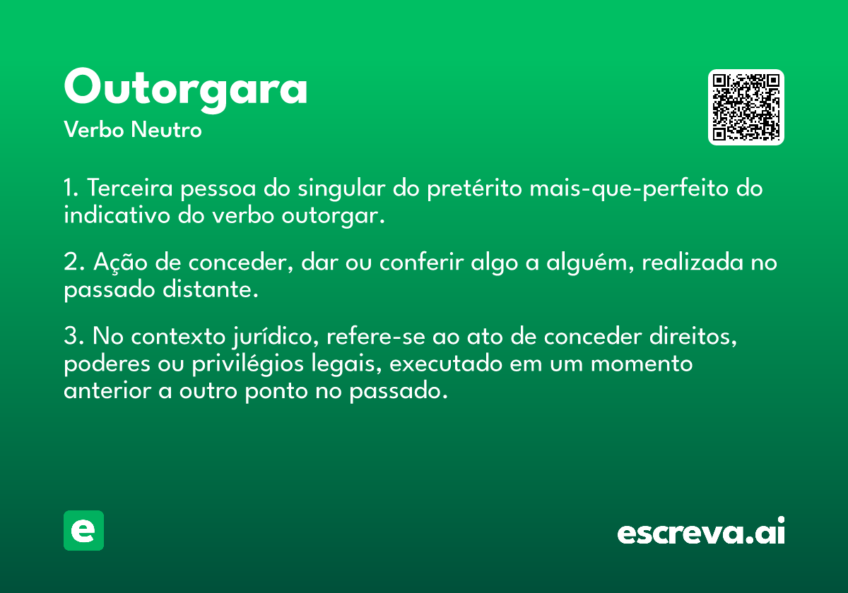 outorgara
