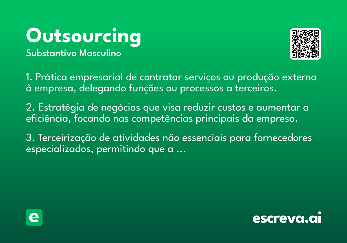 outsourcing