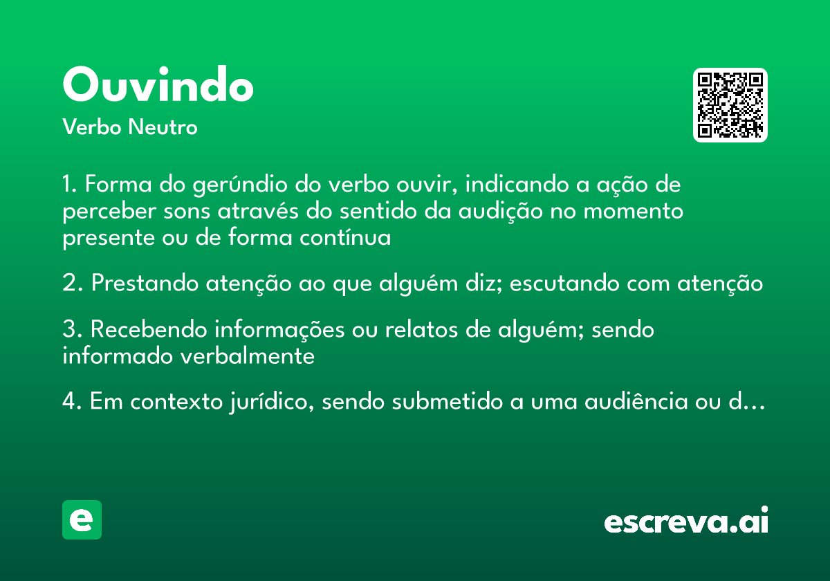 ouvindo
