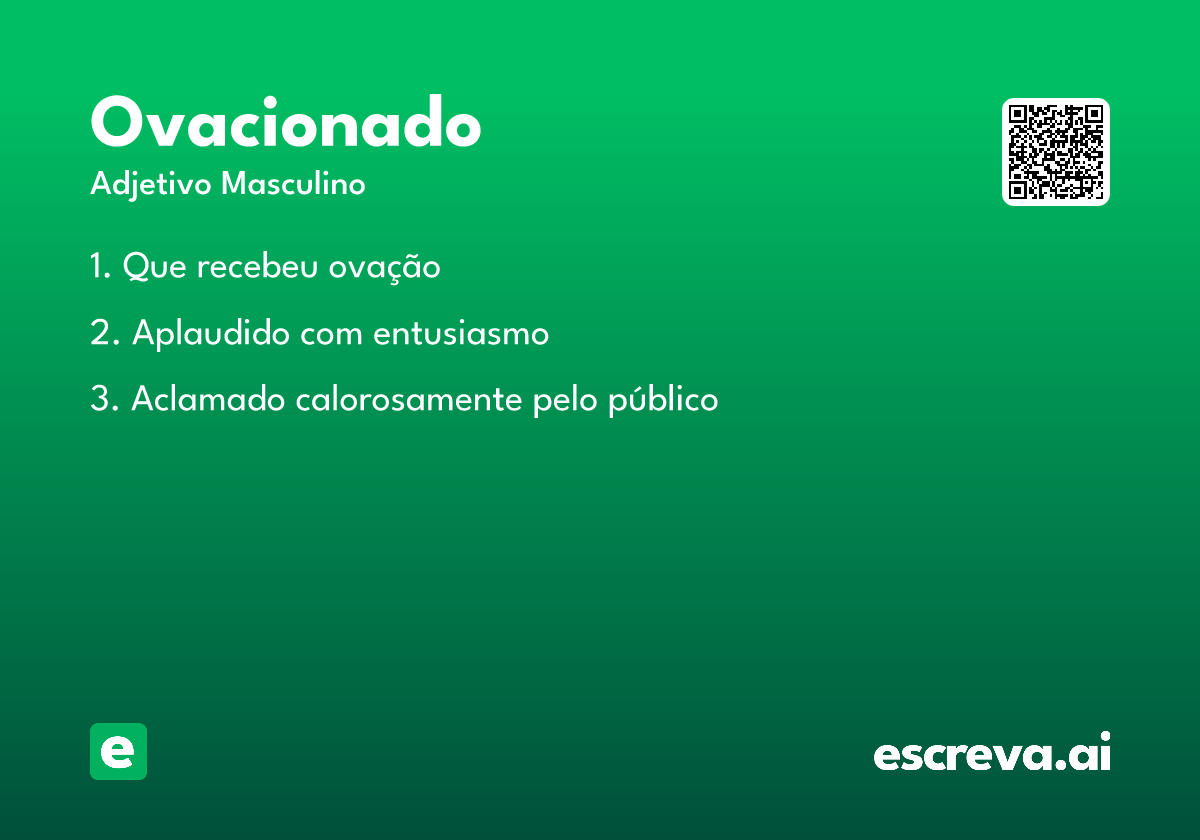 ovacionado
