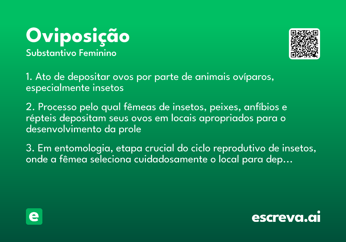 oviposição