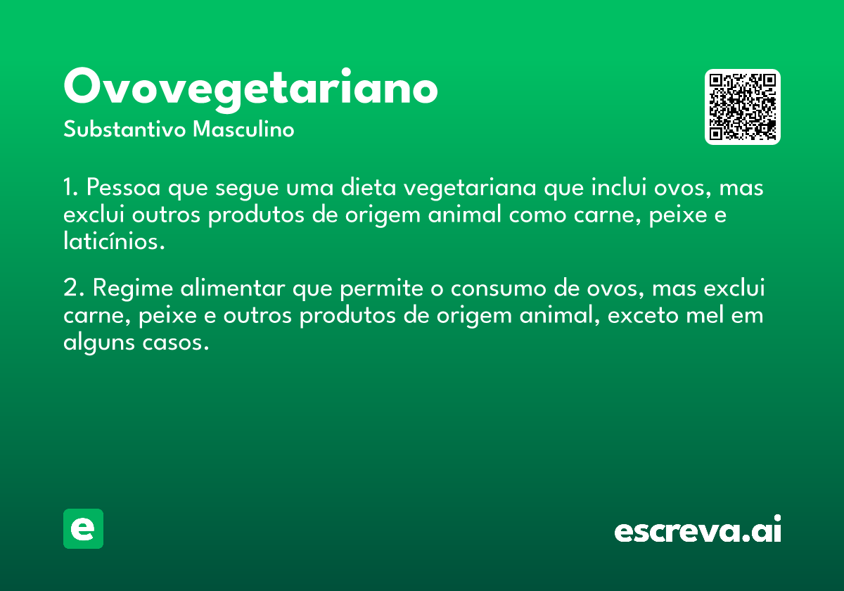 ovovegetariano