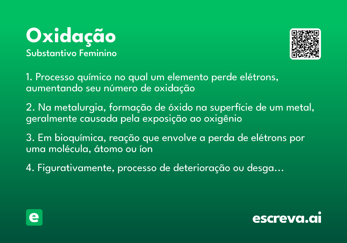 oxidação