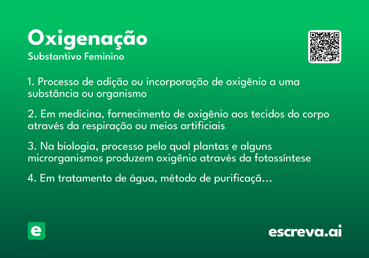 oxigenação