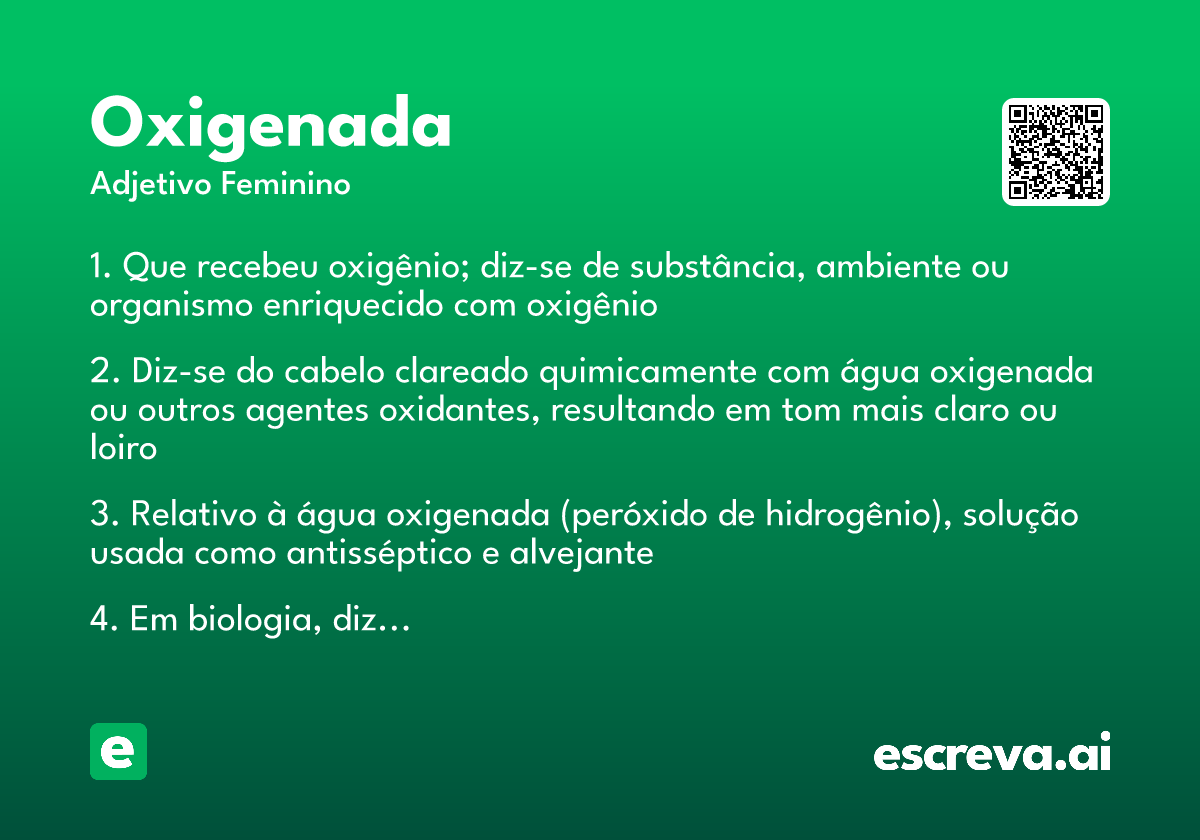 oxigenada