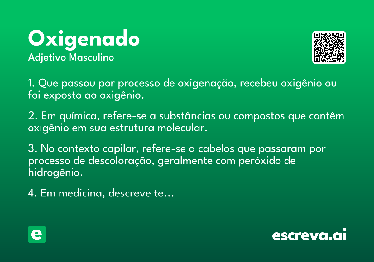 oxigenado