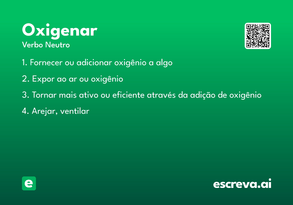 oxigenar