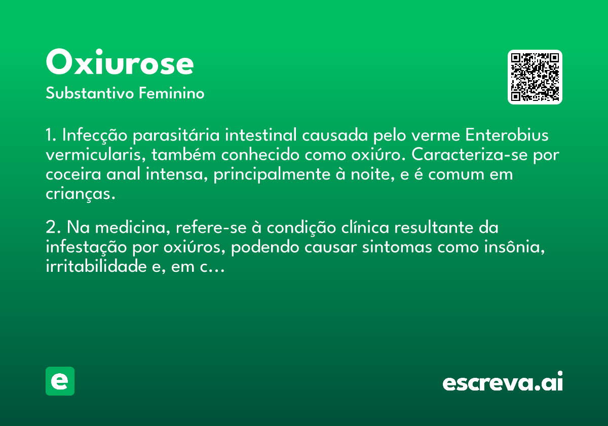 oxiurose