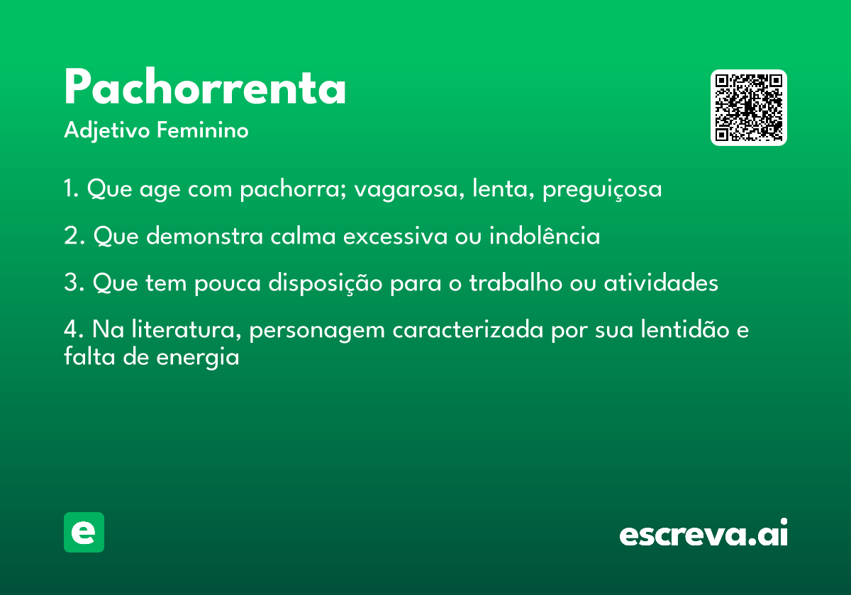 pachorrenta