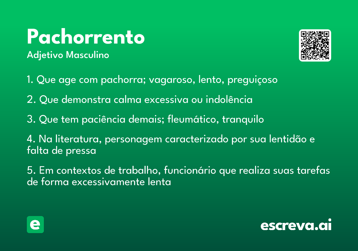 pachorrento
