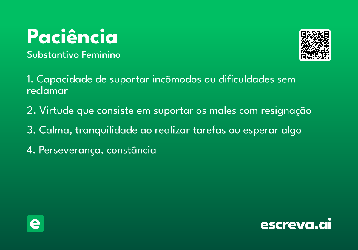 paciência