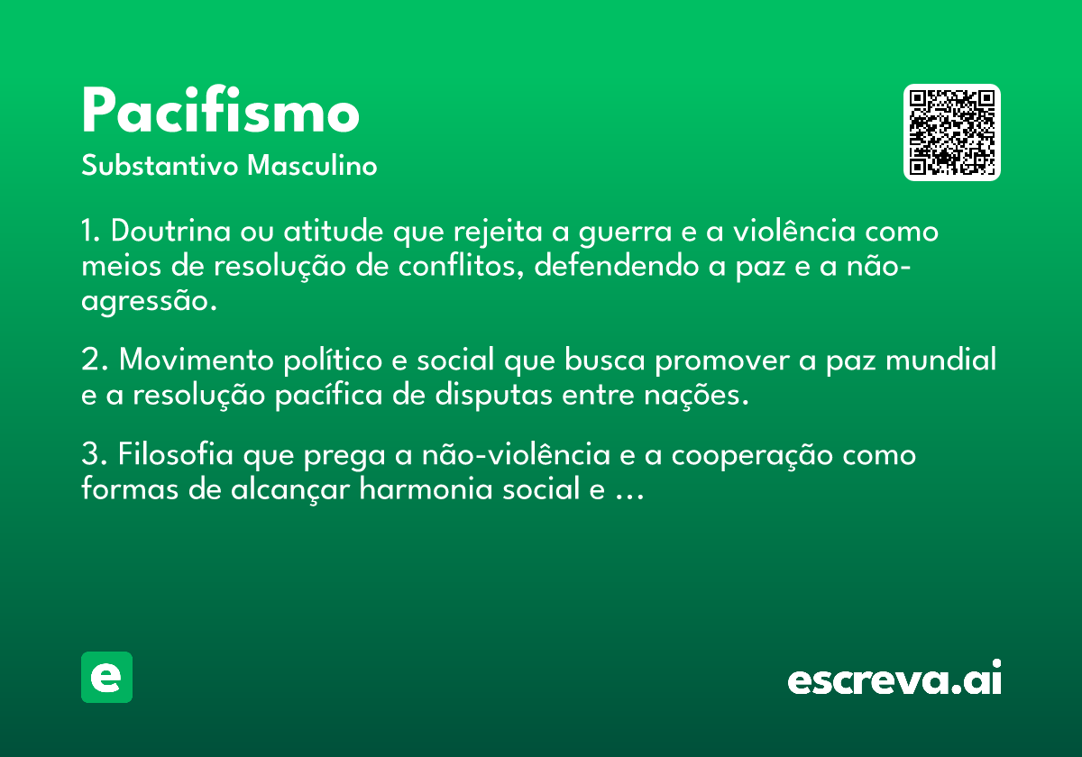 pacifismo