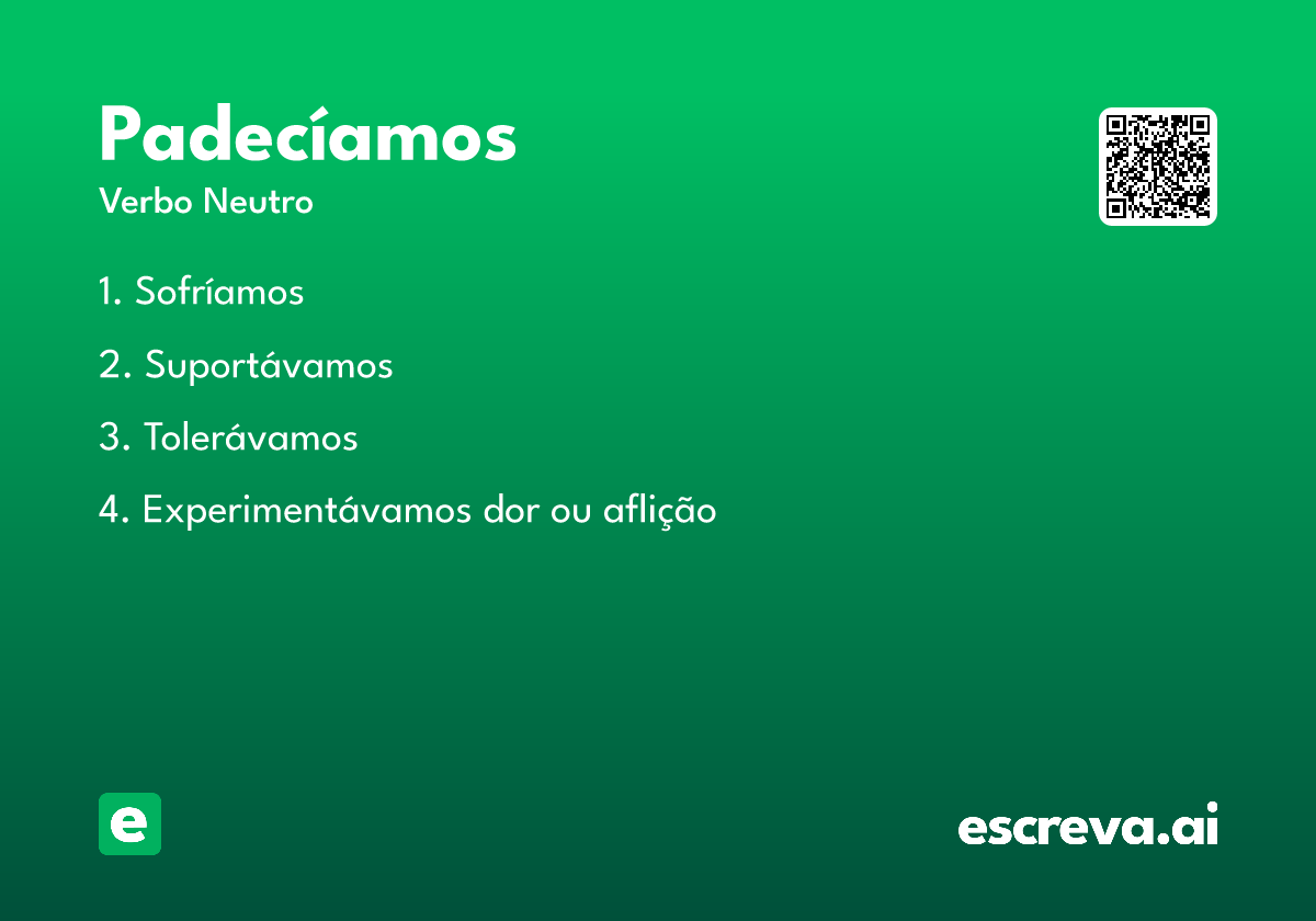 padecíamos