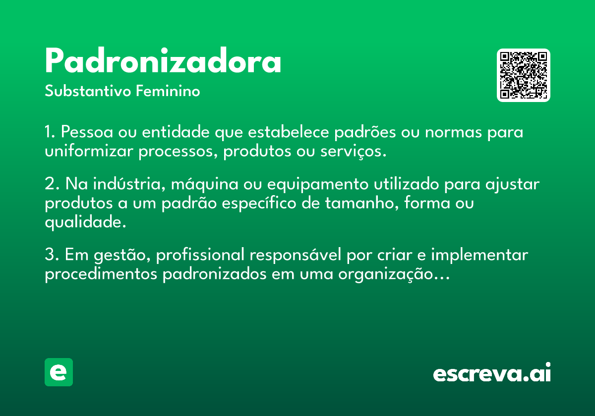 padronizadora