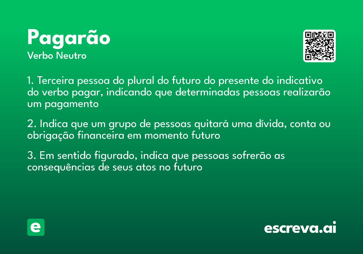 pagarão