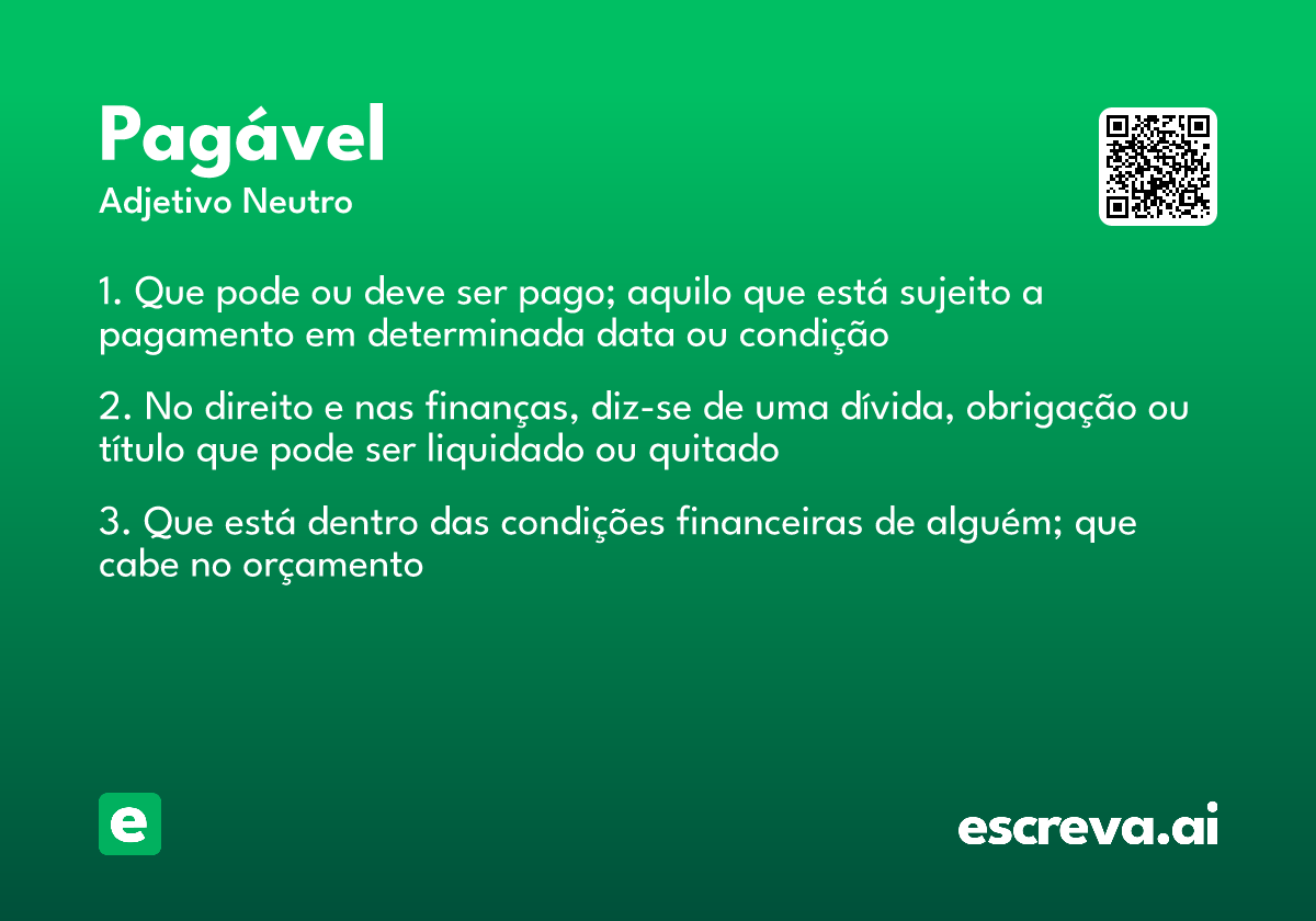 pagável