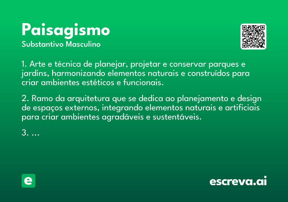 paisagismo