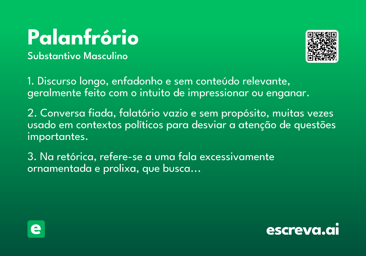 palanfrório