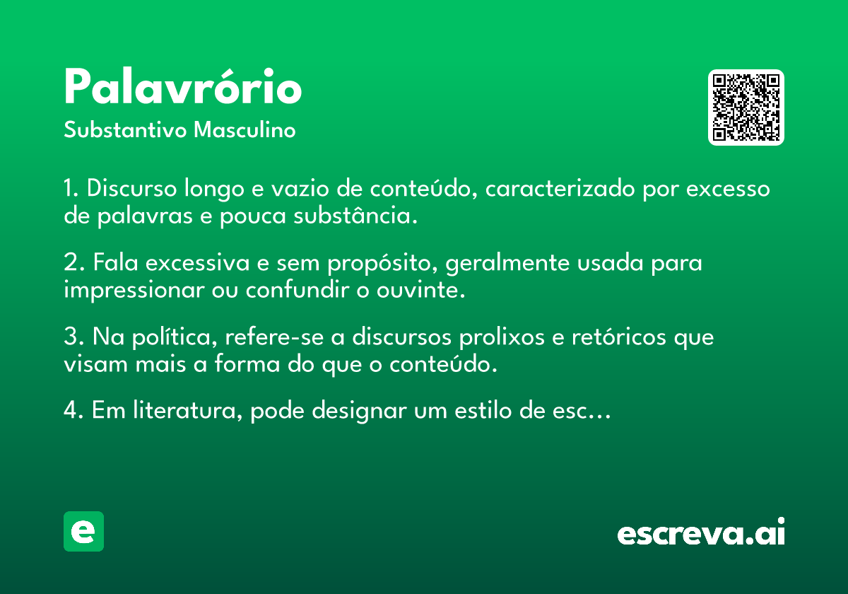 palavrório