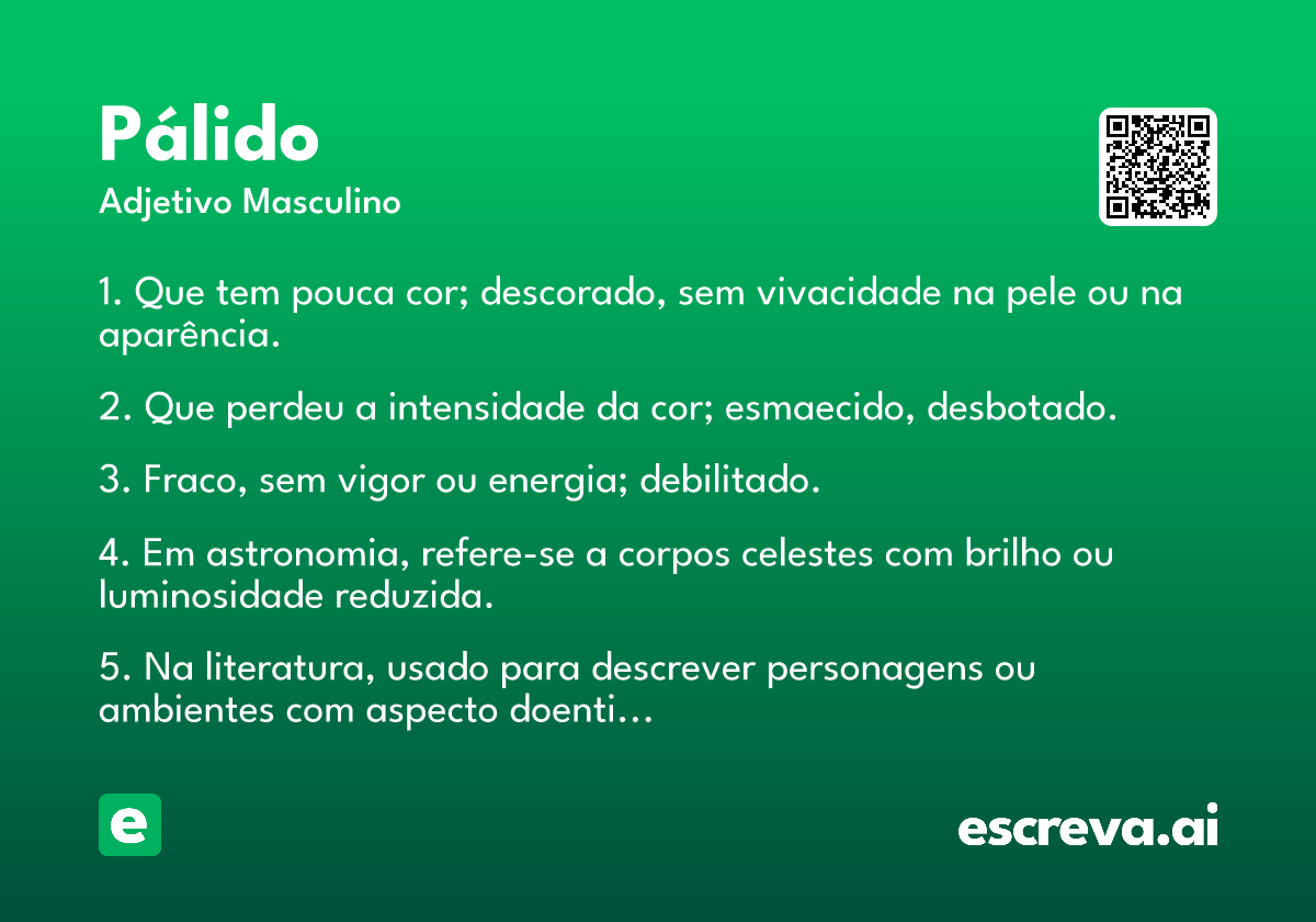 pálido