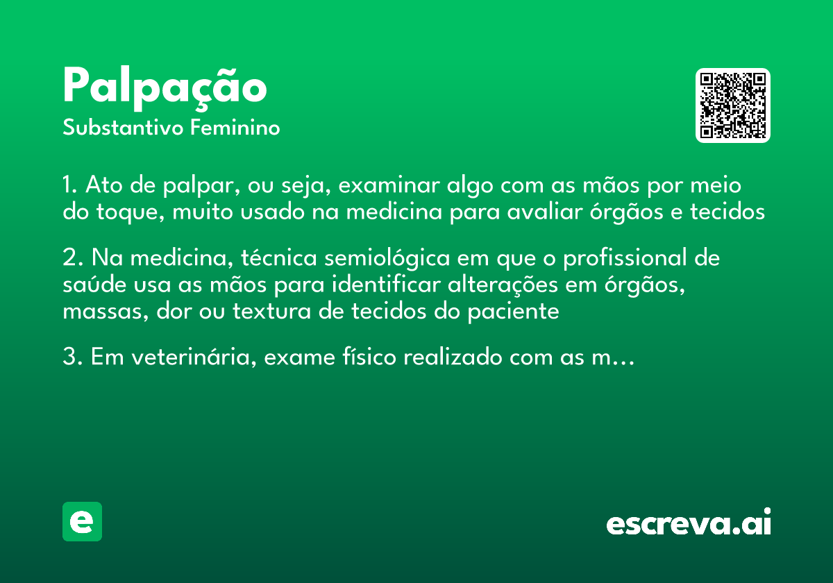 palpação