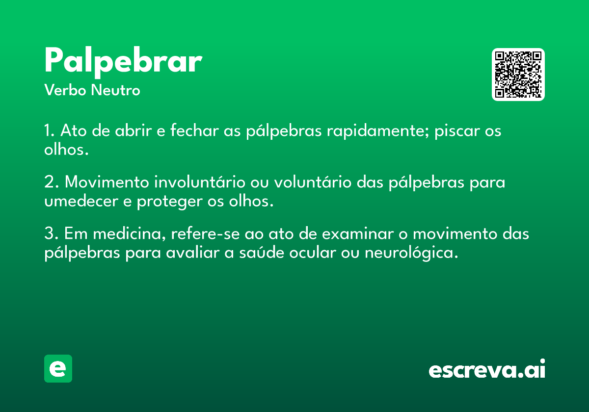 palpebrar