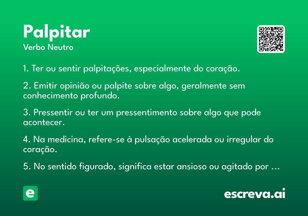 palpitar