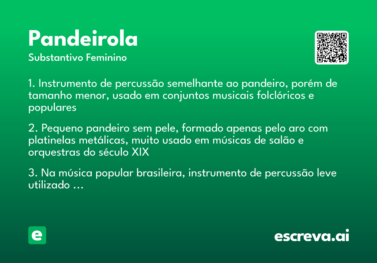 pandeirola