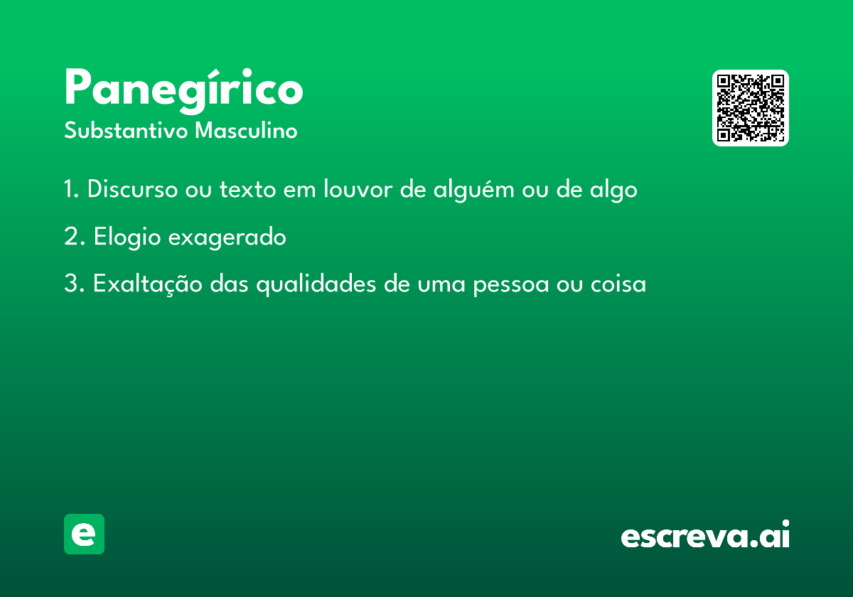 panegírico