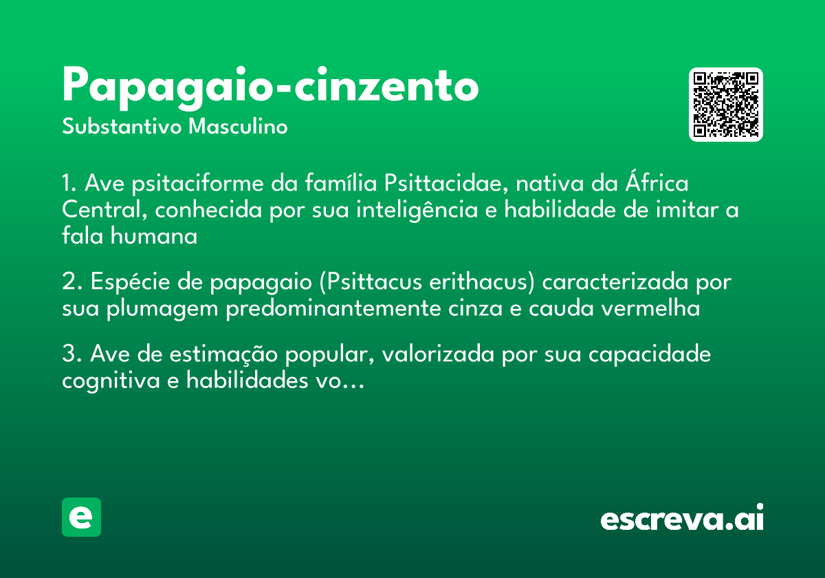 papagaio-cinzento