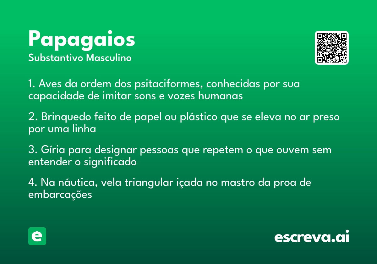 papagaios