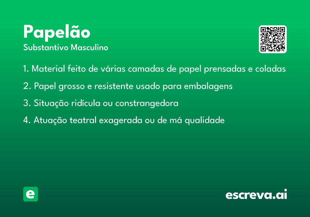 papelão