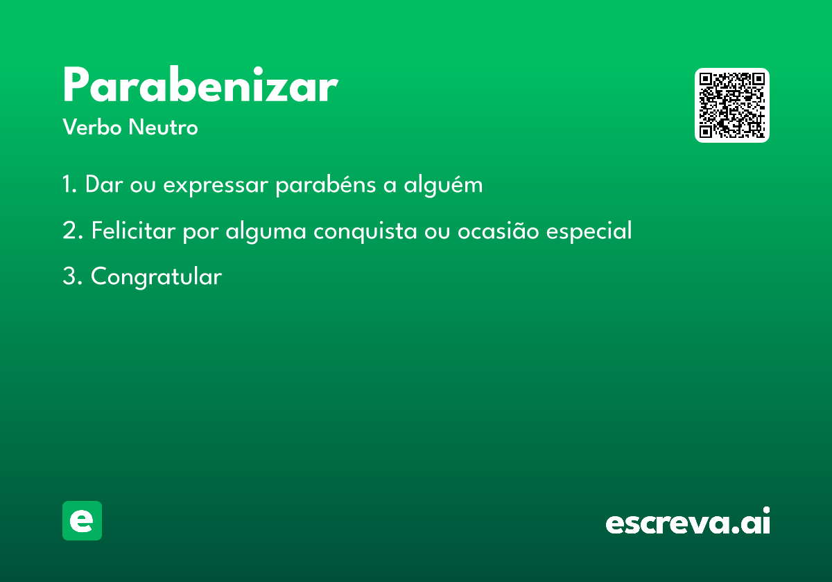 parabenizar