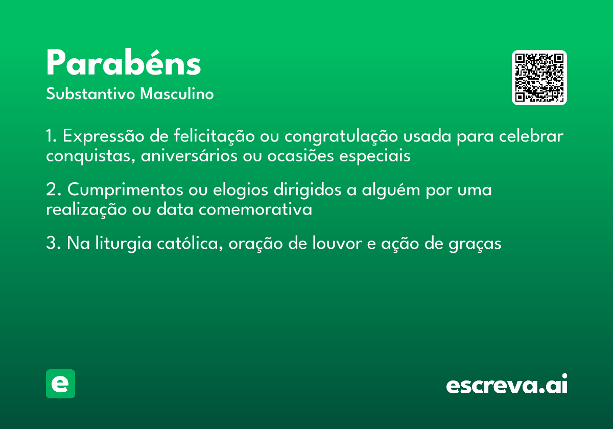parabéns