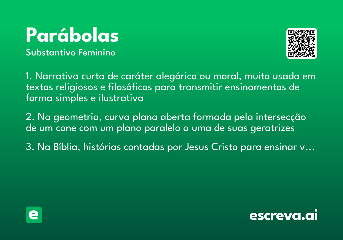 parábolas