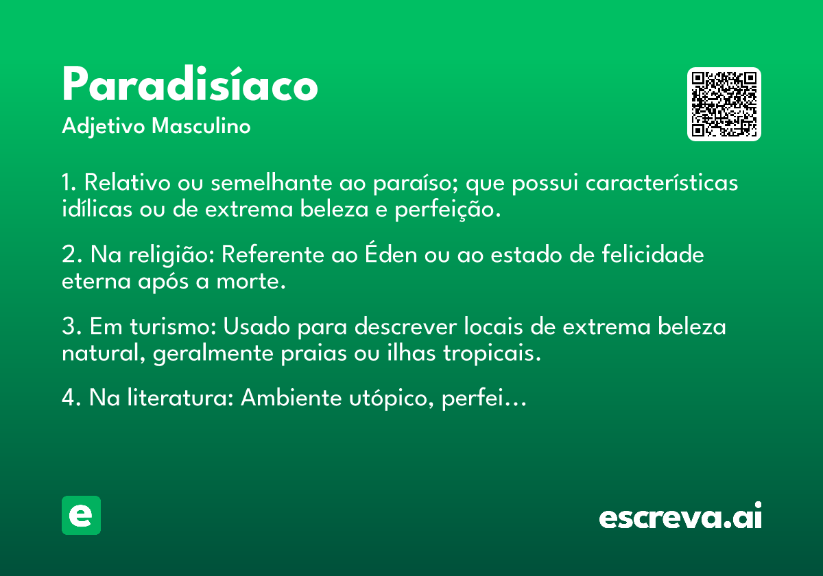 paradisíaco