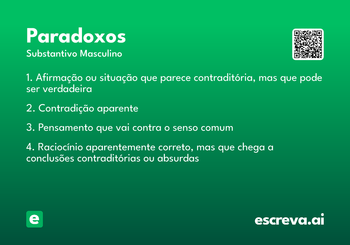 paradoxos